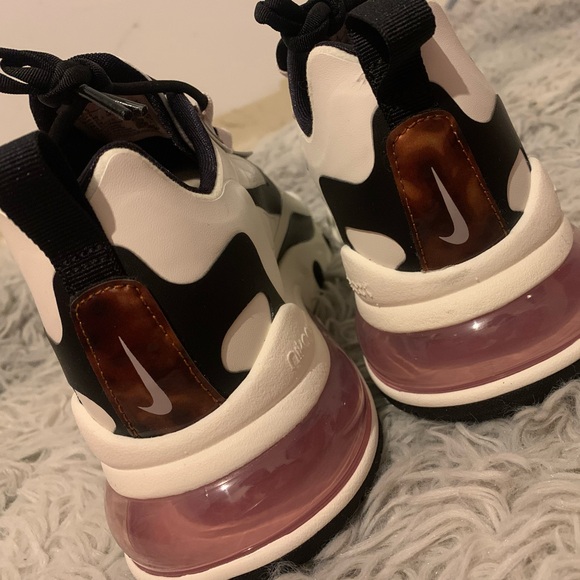 Brand new Nike Air Max 270 React cream and Tortoise Shell sneakers - Picture 7 of 9